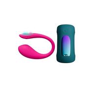 LOVENSE Lush Mini Vibratore Ovetto Discreto + LOVENSE Gush 2 Masturbatore Automatico Maschile
