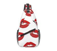 Lover Kiss Hot Red Nice Lips Zainetto Tracolla Versatile Zaino Monospalla Unisex Zaino A Tracolla Per Lavoro Donna Sport