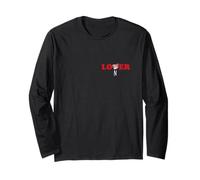 Lover Loner Broken Heart Graphic - Dark Humor Relationship Maglia a Manica