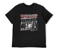 Loverboy - Band Rock And Roll Guitar O-Neck 100% Cotton Short Sleeve Unisex T-Shirt S