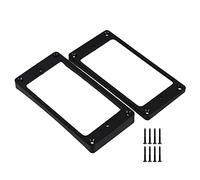 Lovermusic 2 pezzi 90 x 45 mm nero a forma di arco basso chitarra pickup telaio per chitarra elettrica