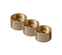 Lovermusic 3 pezzi 2,2 cm diametro rame tromba parte di riparazione tromba Heavy Bottom Valve Caps
