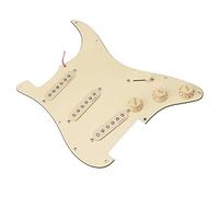 Lovermusic 3-ply Sss PVC battipenna con 3 Alnico V pickup Single Coil a vie interruttore