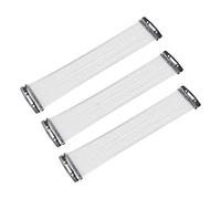 Lovermusic Confezione da 3 fili per rullante in acciaio argento a 20 fili per rullanti da 12 pollici