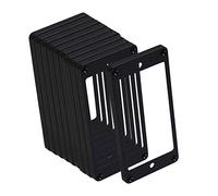 Lovermusic - Set di 10 anelli di montaggio per pickup humbucker in ABS per chitarra elettrica, colore: nero