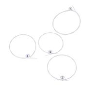 lovermusic Set di 4 corde di ricambio in nylon bianco CUW60 per ukulele soprano chitarra