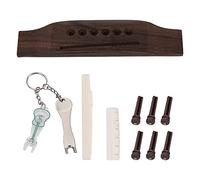 Lovermusic Set di attrezzi di ricambio per ponte chitarra acustica a 6 corde