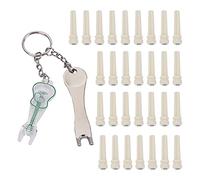 Lovermusic Set di riparazione per ponte chitarra acustica, 30 pezzi, con estrattore