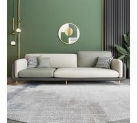 Loveseat Sofa, divano in tessuto tecnologico, divano moderno di metà secolo con sedili profondi e struttura in legno massello, facile da montare, per soggiorno, camera da letto A-215 cm