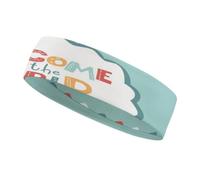 LoveSports - Fascia per il sudore con scritta in lingua inglese "Happy Valentines Kissing Day", decorazione sportiva alla moda, resistente al sudore, fascia per capelli, traspirante, traspirante