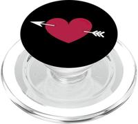 LOVESTRUCK SIMBOLO CUPIDO FRECCIA E CUORE COLPONO CON AMORE PopSockets PopGrip per MagSafe