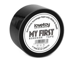 LOVETOY CINTA BONDAGE NO PEGAJOSA NEGRO