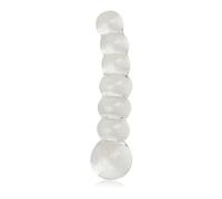 LoveToy Glass Romance Beaded Dildo GS09C Clear