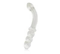 LoveToy Glass Romance Double G-Spot Dildo GS10C Clear
