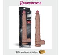 LOVETOY Pene dildo gigante in silicone a doppia densità XXL color carne cm 40