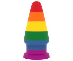 Lovetoy Prider - plug anale espansore 15cm (arcobaleno)