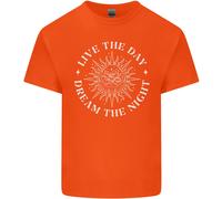 Lovetshirts Dream the Night Moons T-Shirt Uomo Cotone Maniche Corte