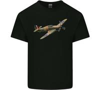 Lovetshirts Hawker Hurricane Flying Solo Uomo T-Shirt Cotone Girocollo