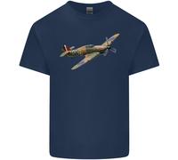 Lovetshirts Hawker Hurricane Flying Solo Uomo T-Shirt Cotone Girocollo