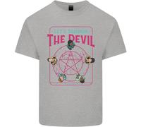 Lovetshirts Lets Summon the Devil Ouija Demons Maglietta Uomo in Cotone