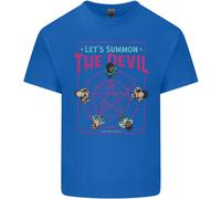 Lovetshirts Lets Summon the Devil Ouija Demons Maglietta Uomo in Cotone