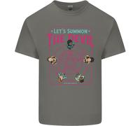 Lovetshirts Lets Summon the Devil Ouija Demons Maglietta Uomo in Cotone