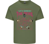 Lovetshirts Lets Summon the Devil Ouija Demons Maglietta Uomo in Cotone