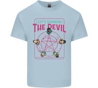 Lovetshirts Lets Summon the Devil Ouija Demons Maglietta Uomo in Cotone