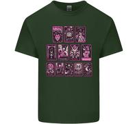 Lovetshirts Maglietta Uomo Cotone Con Stampa Teschi Tarocchi