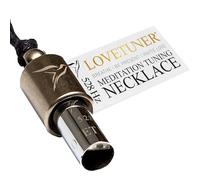 LOVETUNER Collana per Respirazione Consapevole e Meditazione | Love Frequency Solfeggio 528 Hz | Collana Fischietto per Sollievo dallo Stress | Promuove la Calma tramite Soundhealing e Breathwork
