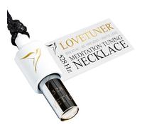 LOVETUNER Collana per Respirazione Consapevole e Meditazione | Love Frequency Solfeggio 528 Hz | Collana Fischietto per Sollievo dallo Stress | Promuove la Calma tramite Soundhealing e Breathwork