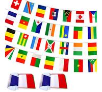 LoveVC 2 set di 29 bandiere di lingua francese, 29 m, 58 bandiere