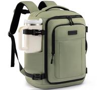 LOVEVOOK Bagaglio a mano, 40 x 30 x 20 cm, zaino da viaggio da donna per aereo, verde, 40x30x20