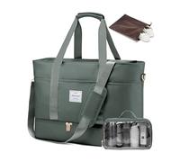 LOVEVOOK Borsa da viaggio da donna impermeabile Weekender Travel Duffel Bag | con scomparto per scarpe, borsa da clinica, per la nascita della mamma, per la sauna, per lo sport, per il viaggio Ryanair