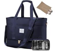 LOVEVOOK Borsa da viaggio da donna, impermeabile, Weekender Travel Duffel Bag con scomparto per scarpe, borsa da clinica, per la nascita della mamma, per la sauna, per lo sport, per il viaggio Ryanair