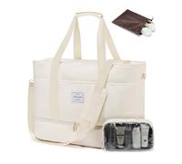 LOVEVOOK Borsa da viaggio da donna impermeabile Weekender Travel Duffel Bag | con scomparto per scarpe, borsa da clinica, per la nascita della mamma, per la sauna, per lo sport, per il viaggio Ryanair