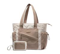 LOVEVOOK Borsa Lavoro Donna, Puffer Tote Bag Lightweight Puffy Donna Grande, Borsa A Mano Per Tracolla Università Shopper, Lavoro Viaggi Ufficio Uni (Mikachi, 15,6 pollici)