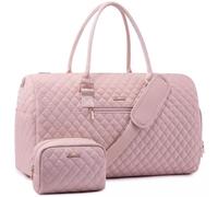 LOVEVOOK - Borsa sportiva da donna, weekender, da viaggio, per il parto e l’ospedale, con trousse, scomparto per scarpe e capi bagnati, borsa da palestra impermeabile, per bagaglio a mano in aereo