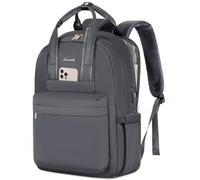 LOVEVOOK Zaino da donna e laptop impermeabile, per la scuola e l'università, con scomparto per laptop, elegante borsa da lavoro e viaggio