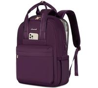 LOVEVOOK Zaino da donna e laptop, per la scuola, per adolescenti, con scomparto per laptop, impermeabile, zaino da viaggio, elegante borsa da lavoro, borsa per la scuola, per università, ufficio