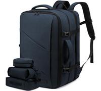 LOVEVOOK Zaino Da Viaggio Aereo Bagaglio A Mano Uomo Donna Borse Da Cabina Per Easyjet Ryanair Zaino 40 Litri Trekking Zaino Porta PC 17,3 Pollici Con Porta Usb Borsa Viaggio Blu
