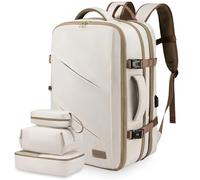 LOVEVOOK Zaino da Viaggio Cabina 30L con Compartimento per PC 15,6 Pollici, Compatibile con EasyJet, Beige Cachi