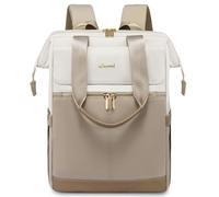 LOVEVOOK Zaino Porta PC Donna 15,6 Pollici, Antifurto e Impermeabile, Con Porta USB per Lavoro, Università, Viaggi, Docente, Ufficio, Scuola