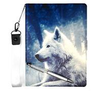 Lovewlb Tablet Custodia per clementoni Clempad 8" Custodia Pelle Stand Case Cover Lang