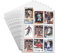 LOVEXIU 900 Buste per Carte,Raccoglitore Giochi di Carte 50 Pagine,Foglio Raccoglitore per Carte Collezionabili,Trading Card Sleeves,Raccoglitore Carte Tasche,A4 Carte Collezione di Album Pacchetti