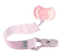 LOVI Baby Shower Soother Clip With Ribbon Girl nastro per ciuccio con clip