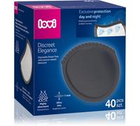 LOVI Discreet Elegance Black 40 pcs imbottiture monouso per reggiseno colore Black 40 pz