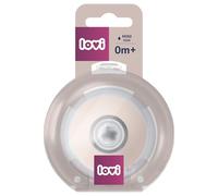 LOVI Mammafeel, 1 ciuccio, dinamico, per allattamento, sicuro per l'allattamento, 100% silicone, tecnologia innovativa, vicino al seno della mamma, senza BPA (0 m+)