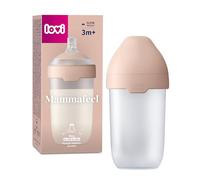 LOVI Mammafeel - Innovativo flacone anti-coliche, con tettarella da 3 m +, non disturba il riflesso di aspirazione, 0% BPA (250 ml)