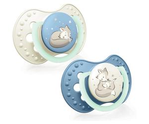 LOVI NIGHT&DAY Boy ciuccio 18 m+ 2 pz